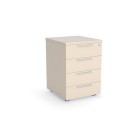 Knight Cubit Mobile 4 Drawer 640(h)x466(w)X460(d)mm Nordic Maple image
