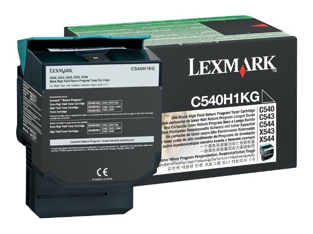 Lexmark Laser Toner Cartridge C54X High Yield Black
