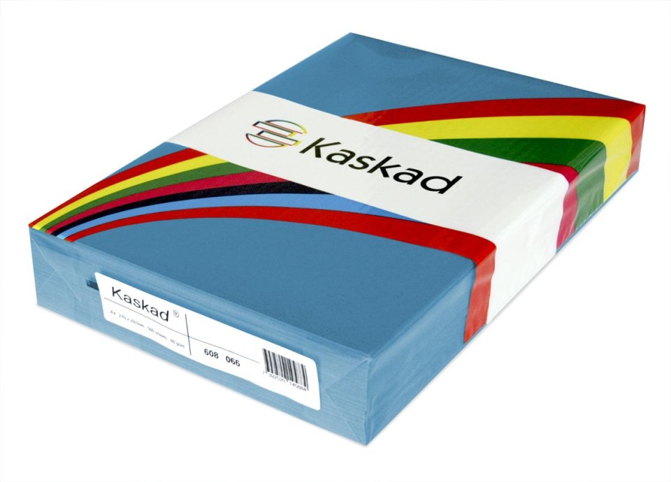 Kaskad Colour Paper 80gsm A4 Kingfisher Blue Pack 500