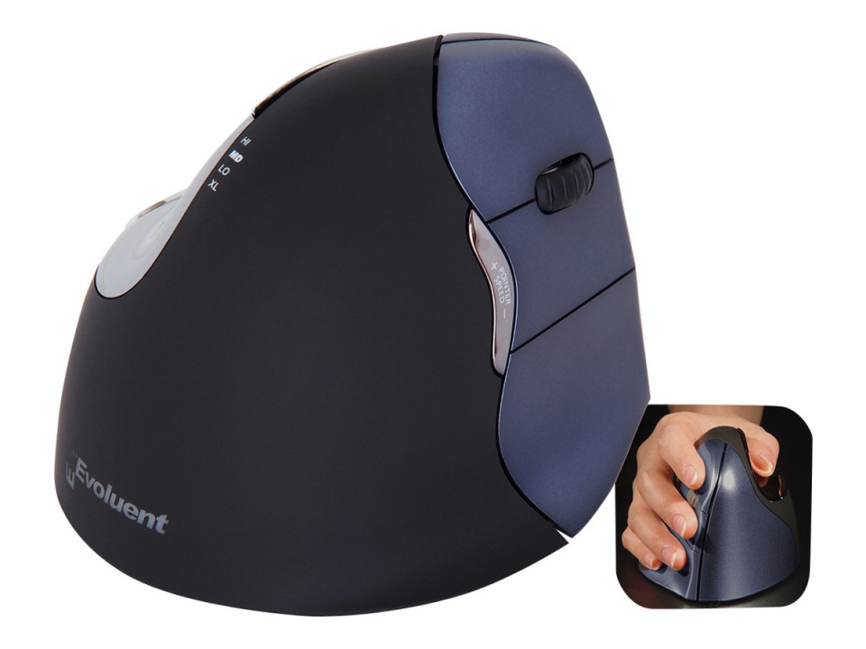 Evoluent 4 Mouse Vertical Wireless Right Handed Standard