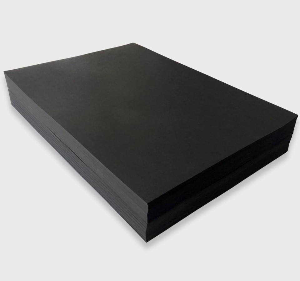 Paper Board 210gsm A2 Black Pack 100