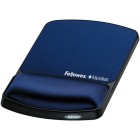 Fellowes Mouse Pad with Wrist Rest Microban Protection Sapphire image