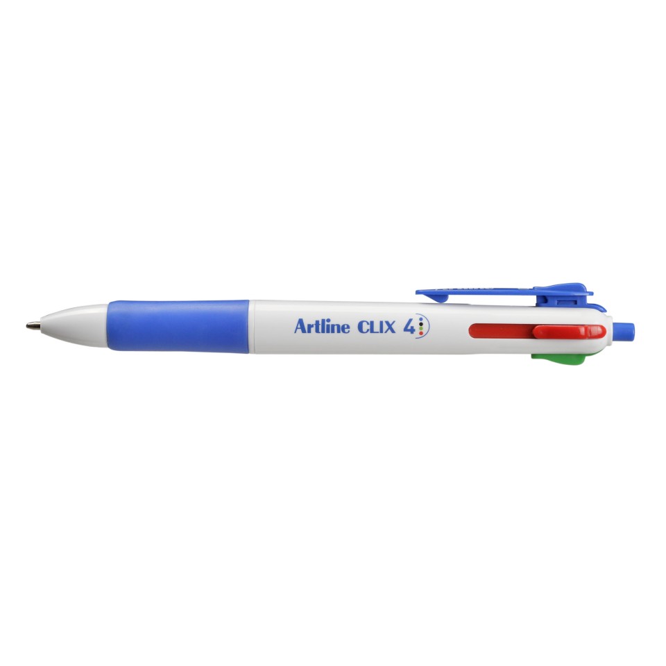 Artline Clix Ballpoint Pen 1.0mm 4 Colour