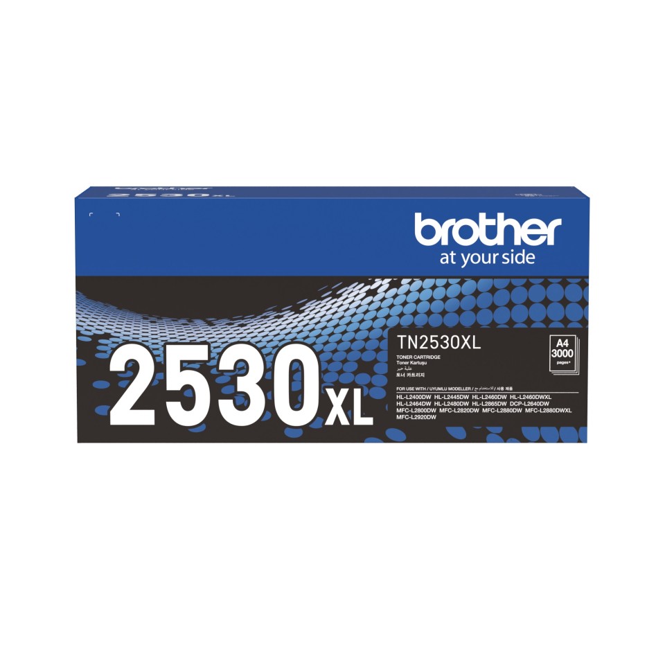 Brother Laser Toner Cartridge TN2530 High Yield Black