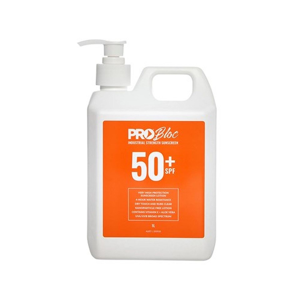 ProBloc Sunscreen SPF 50+ Pump Bottle 1 Litre