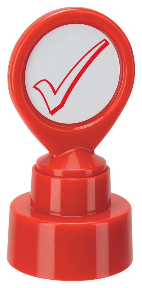 Colop Motivational Stamp Red Tick