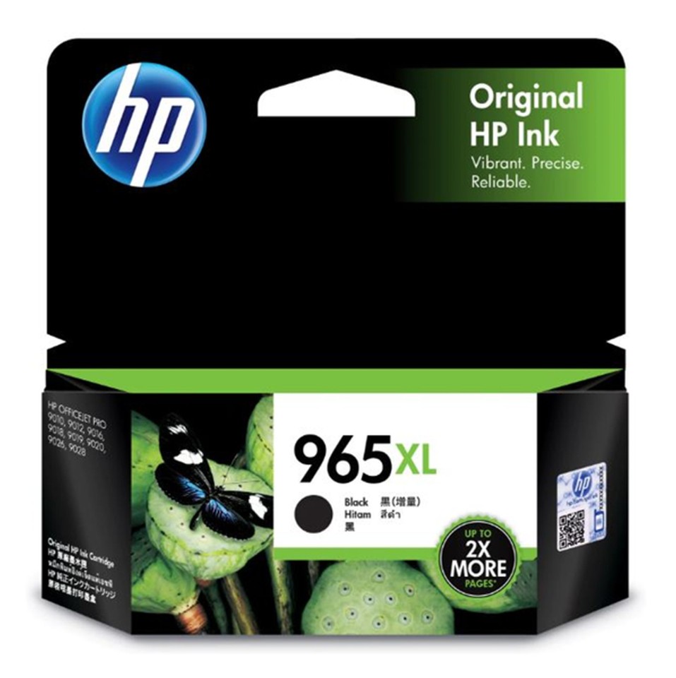 HP Inkjet Ink Cartridge 965xl High Yield Black