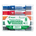Pilot V Whiteboard Marker Chisel Medium Assorted Colours Pack 5 image