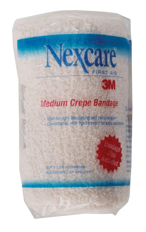 Nexcare Xh000712964 Med Crepe Bandage 100mmx1.6m