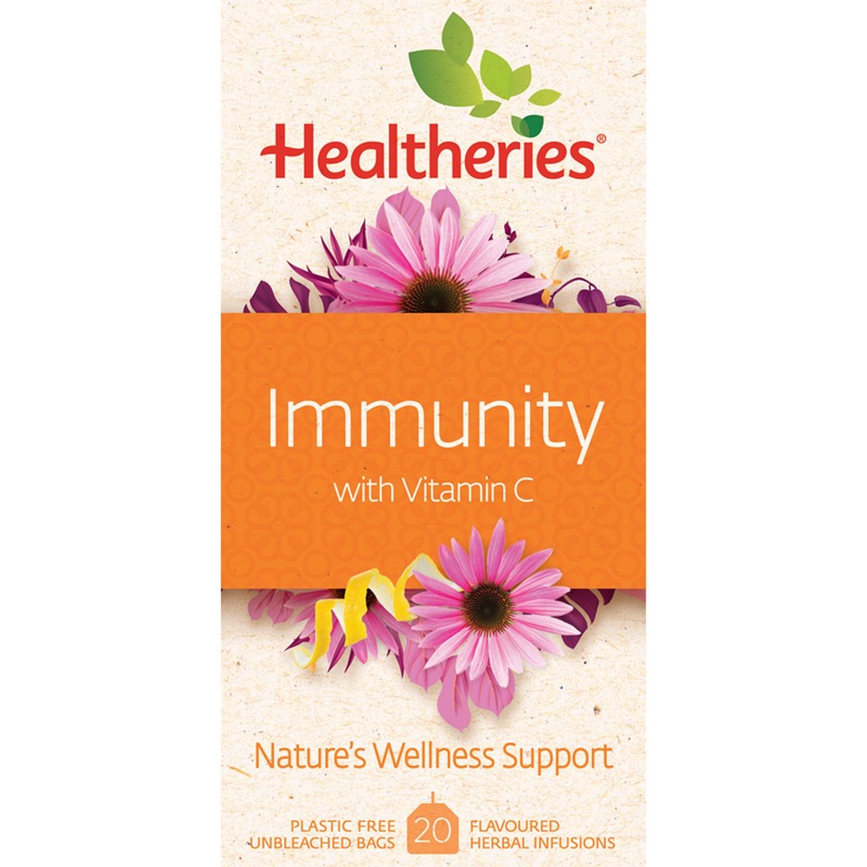 Healtheries Tea Bags Immunity with Vitamin C Pack 20