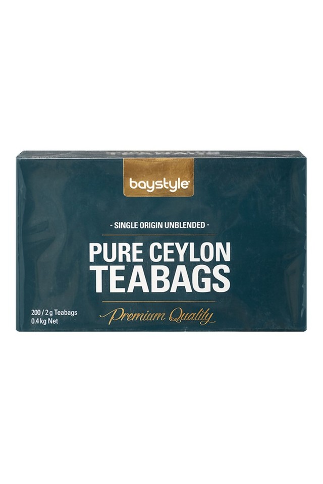 Baystyle Pure Ceylon Premium Quality Teabags Carton 200