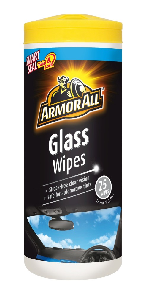Armour All Glass Wipes Pack 25