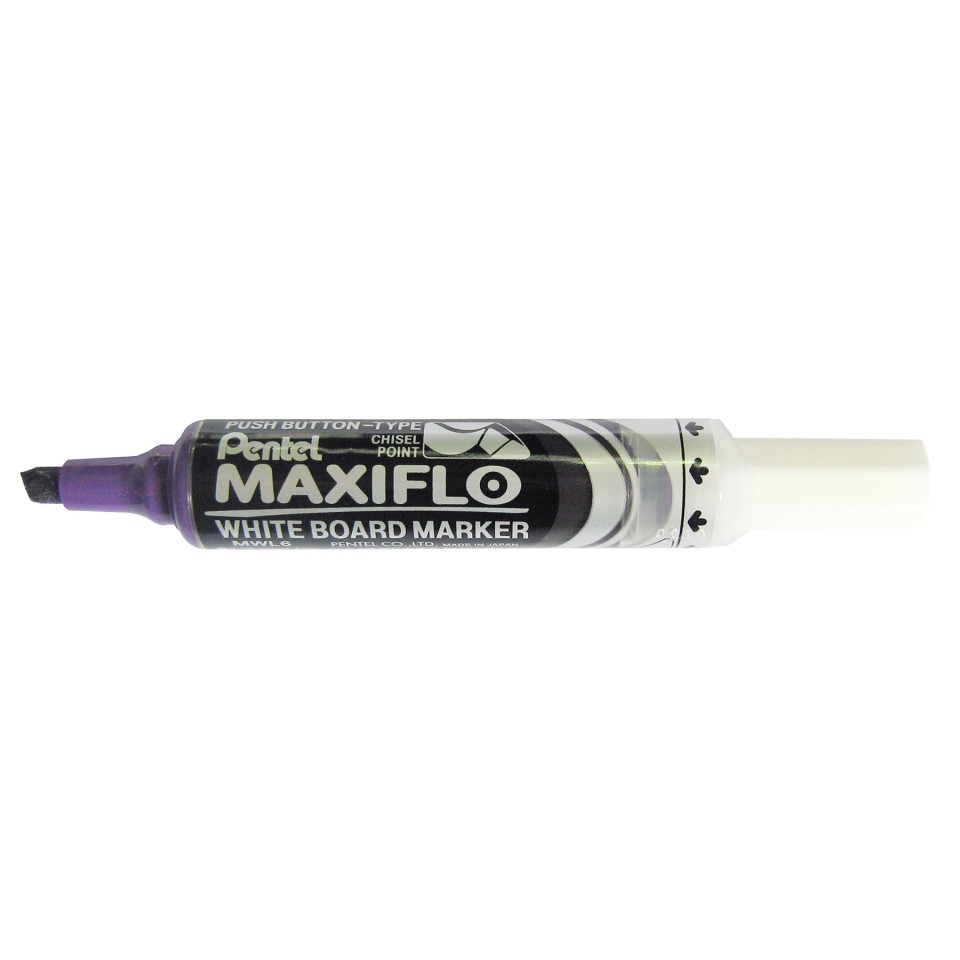Pentel Maxiflo Whiteboard Marker Chisel Tip Violet