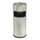 Compass Stainless Steel Lobby Bin 10l With Ashtray image