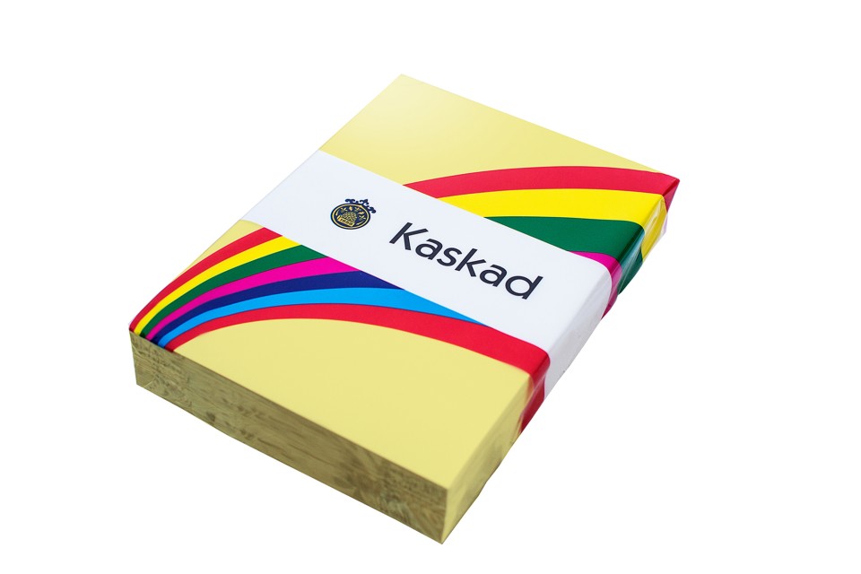 Kaskad Colour Paper 160gsm A4 Bunting Yellow Pack 250