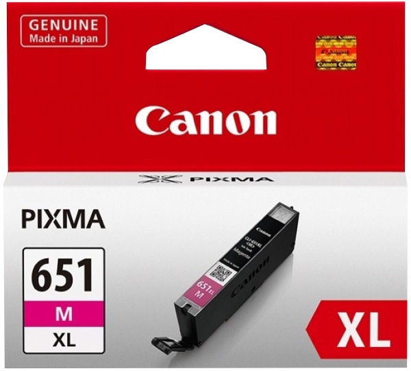 Canon PIXMA Inkjet Ink Cartridge CLI651XL High Yield Magenta