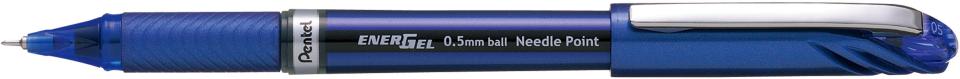 Pentel Energel Gel Ink Pen Capped Fine BLN25 0.5mm Blue