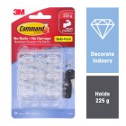3M Command Hooks Value Pack Mini Clear Pack 18 image