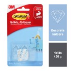 3M Command Hooks Small Clear Pack 2 image