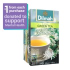 Dilmah Green Tea Natural Jasmine Petals Enveloped Tea Bags Pack 20 image