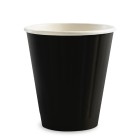 Biopak Double Wall Paper Cup Black Aqueous 8oz 295ml 90mm Carton 1000 image