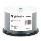 Verbatim DataLifePlus Inkjet Printable CD-R 700 MB 80 Min White Spindle 50Pk image