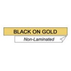 Brother M-831 Labelling Tape Black On Gold 12mmx8m image