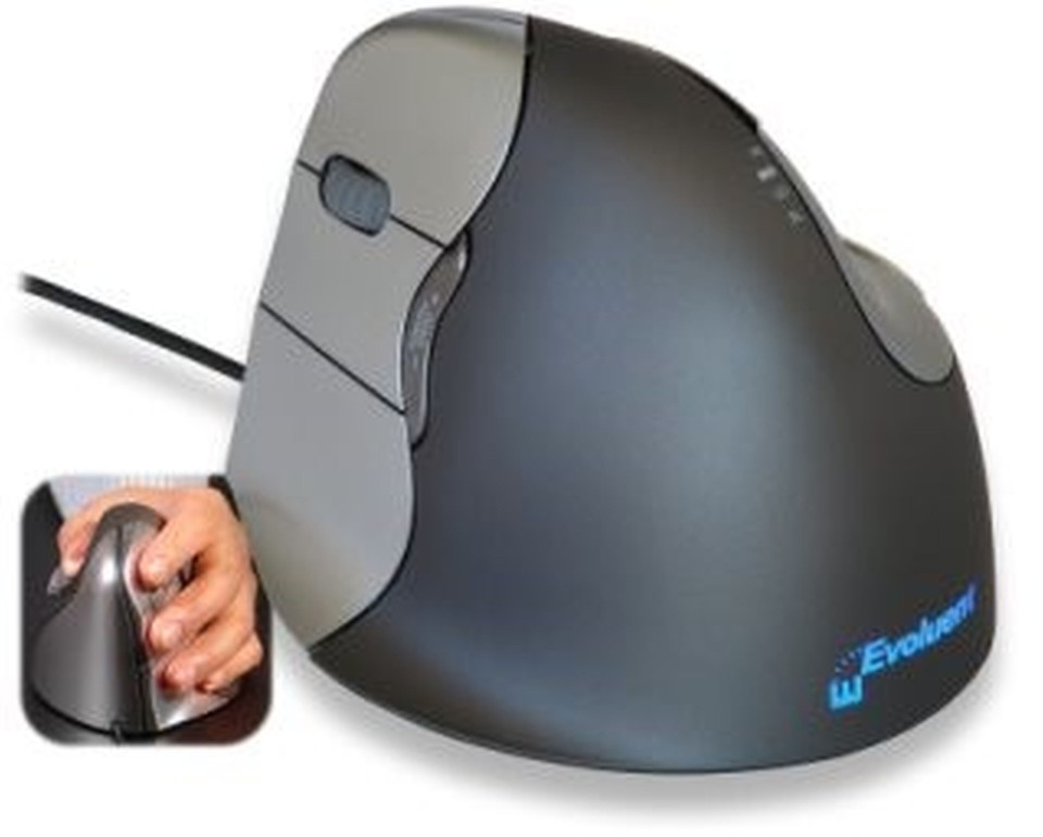 Evoluent Left Handed Vertical Mouse 4 Wired