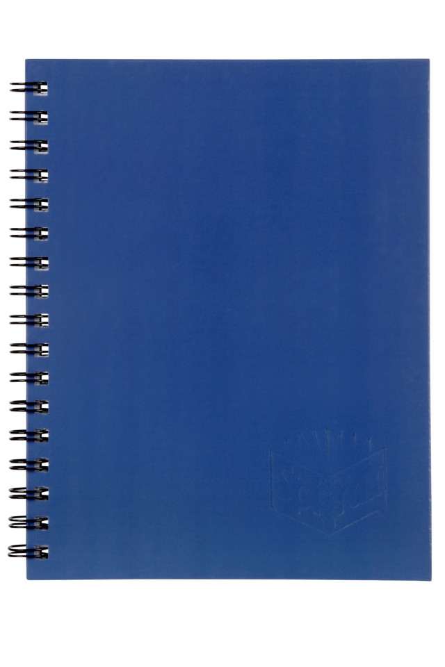 Spirax 512 Spiral Notebook Hard Cover A4 200 Pages Blue