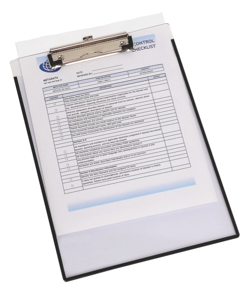 Marbig Clipboard Clear Insert Cover A4