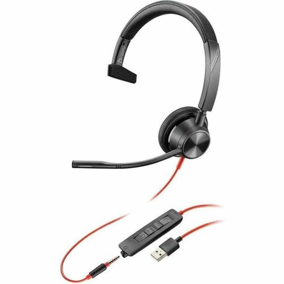 Poly Plantronics Blackwire 3315 Uc Usb-a Mono Wired Headset