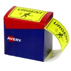 Avery Urgent Shipping Labels, 75 x 99.6 mm, Fluoro Yellow, 750 Labels (932616) image