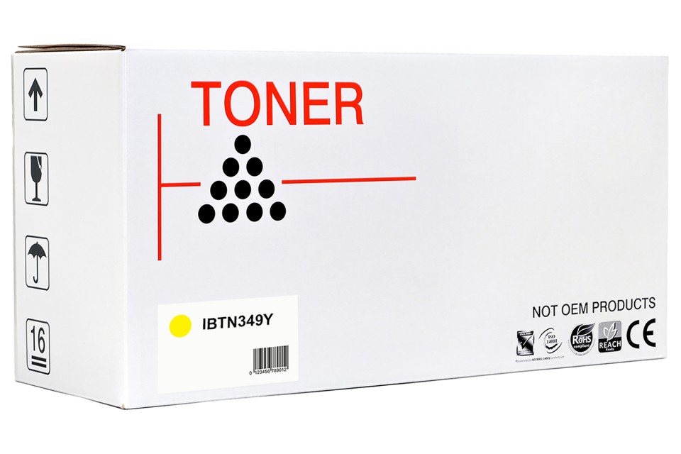 Icon Compatible Brother Laser Toner Cartridge TN349 Yellow