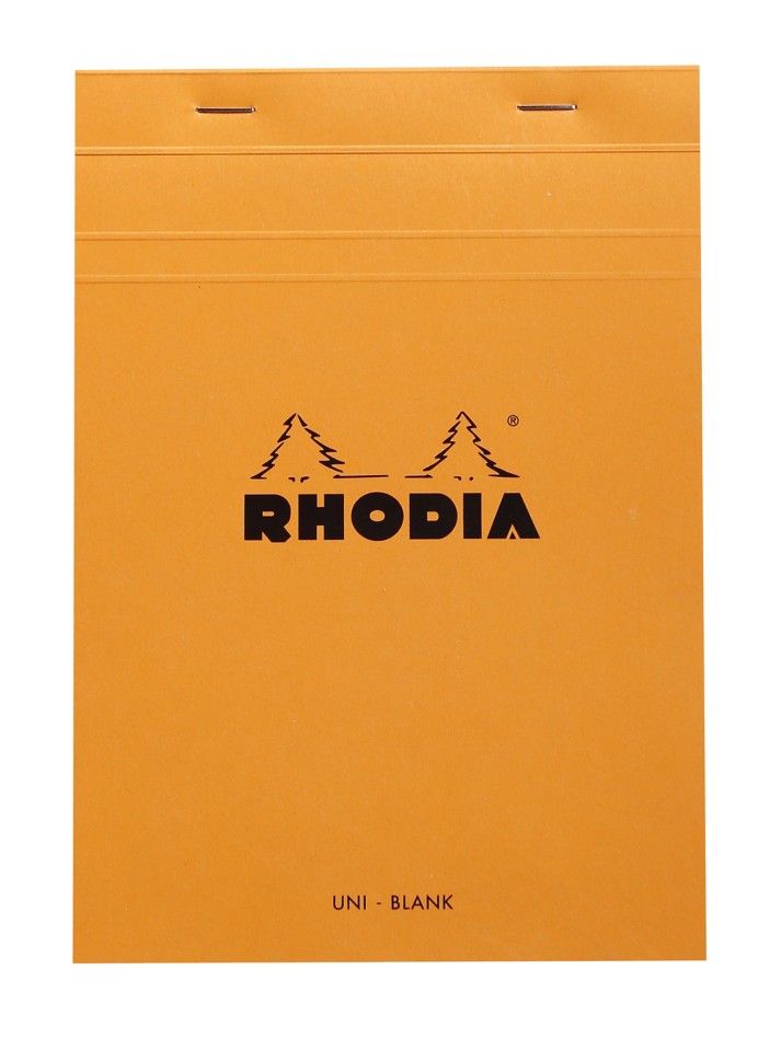 Rhodia Bloc Writing Pad No.16 Blank A5 Orange