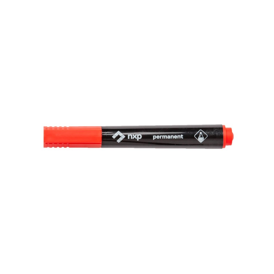 NXP Permanent Marker Recycled Bullet Tip 2.5mm Red Box 12