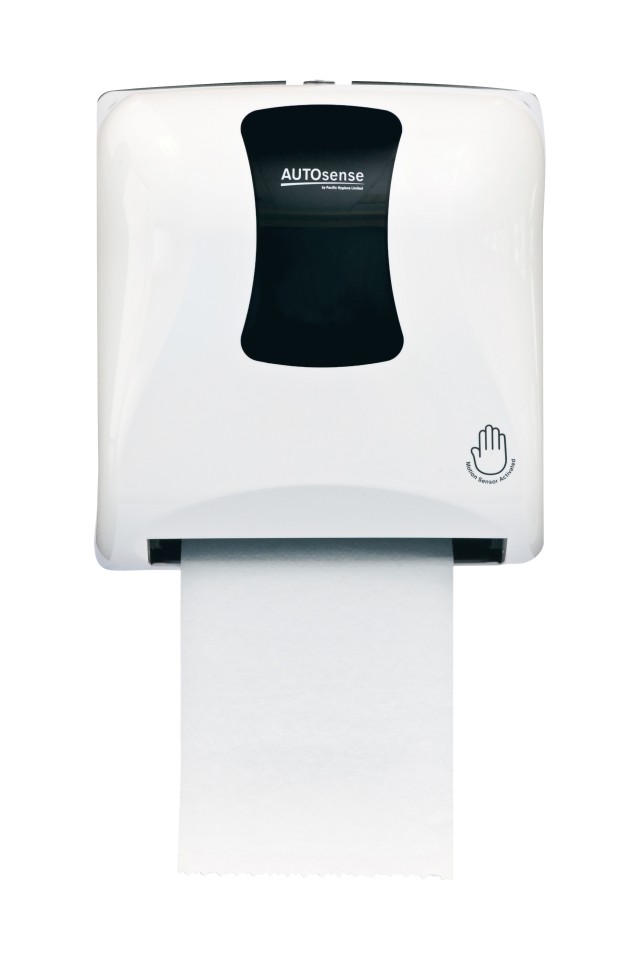 Pacific Hygiene D50 Auto Sense Hand Towel Dispenser White