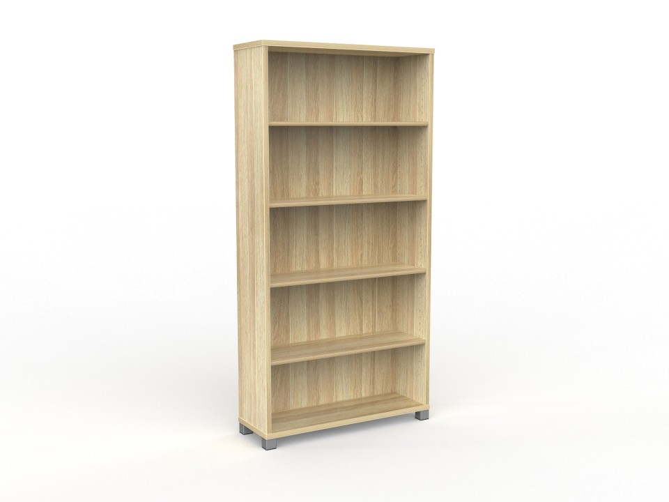 Cubit QK Bookcase 900Wx1800Hmm Atlantic Oak