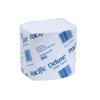 Pacific Deluxe Interleaved 2 Ply Toilet Tissue 250 Sheets/Pkt Ctn 36 image