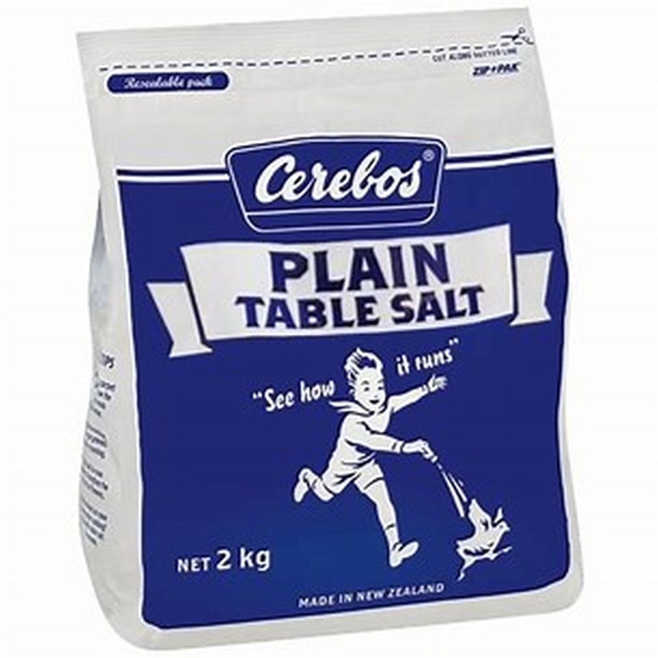 Cerebos Table Salt Plain 2kg