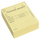 Olympic Telephone Message Pad 115 x 99mm 50 Leaf Yellow image