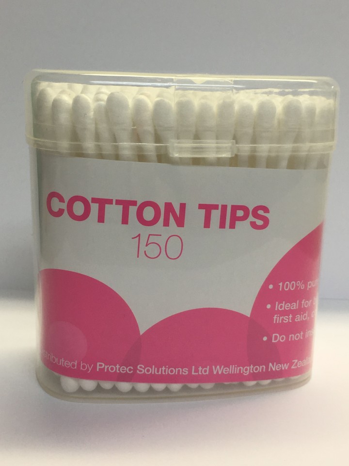 Cotton Tips 75mm Pack 150