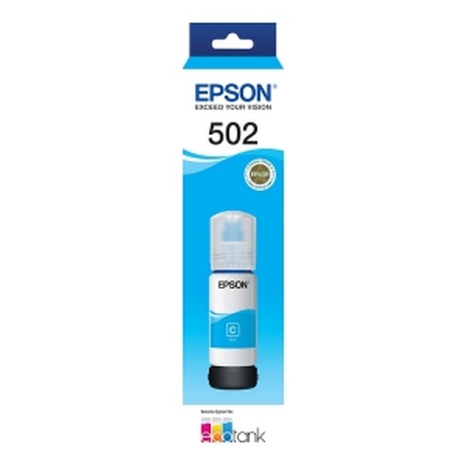 Epson EcoTank Ink Refill Bottle T502 Ultra High Yield Cyan