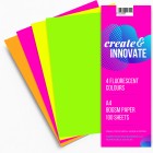 Create&innovate Colour Paper A4 80gsm Pack 100 4 Fluro image