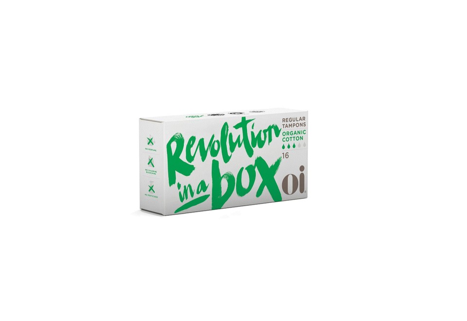 Oi Organic Tampons Regular Pack Of 16 Box Of 24