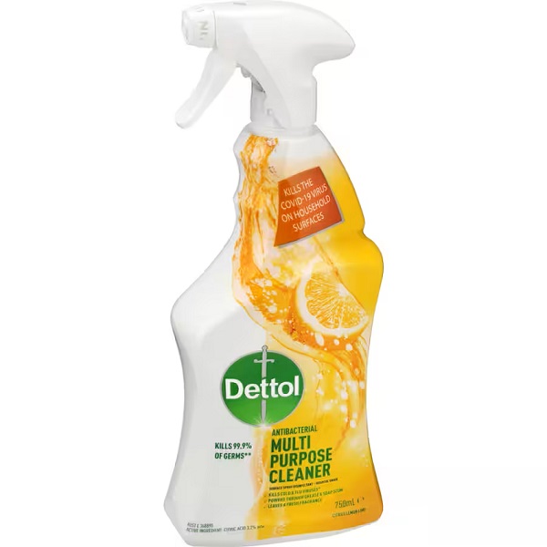 Dettol Healthy Clean Antibacterial Multi-Purpose Cleaner Trigger Citrus Lemon 750ml