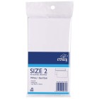 Croxley Envelope Seal Easi Size 2 92mm x 165mm White Pack 20 image