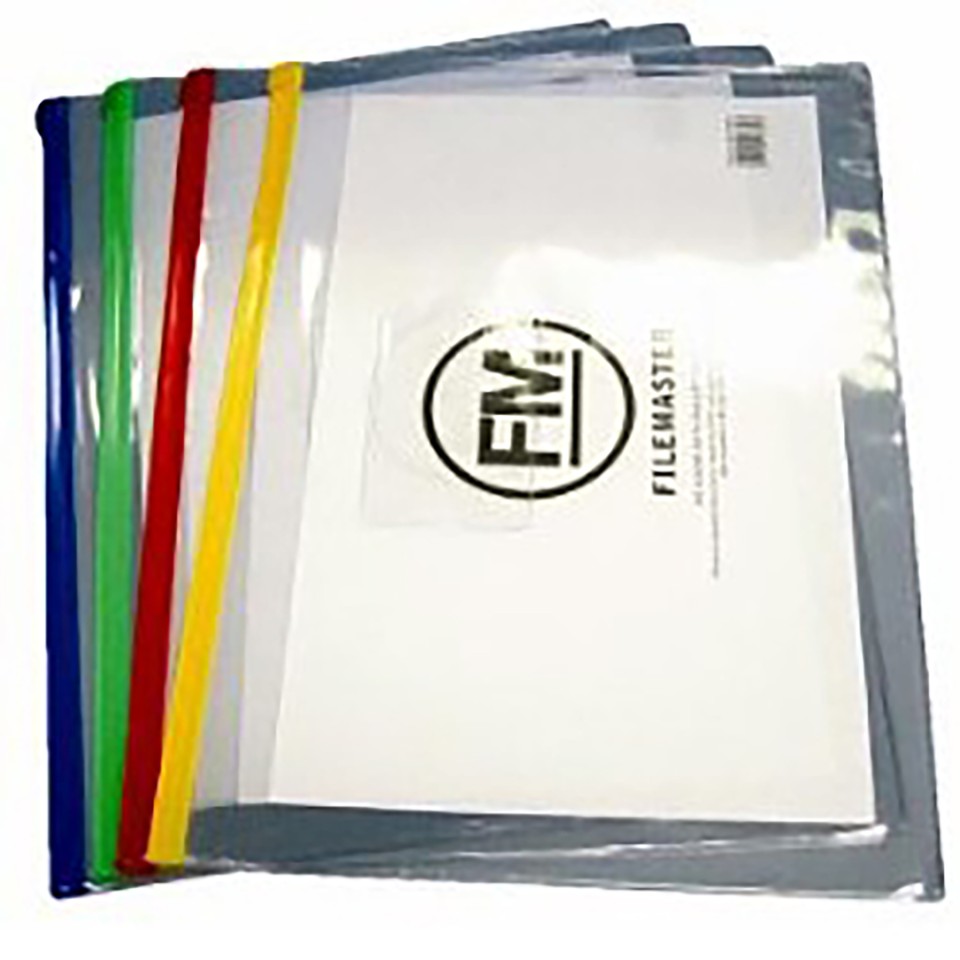 FM Data Wallet A4 Clear PVC With Zip