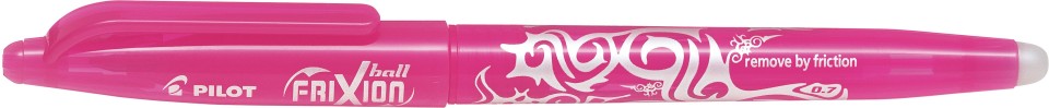 Pilot Frixion Gel Ink Pen Erasable Capped 0.7mm Pink