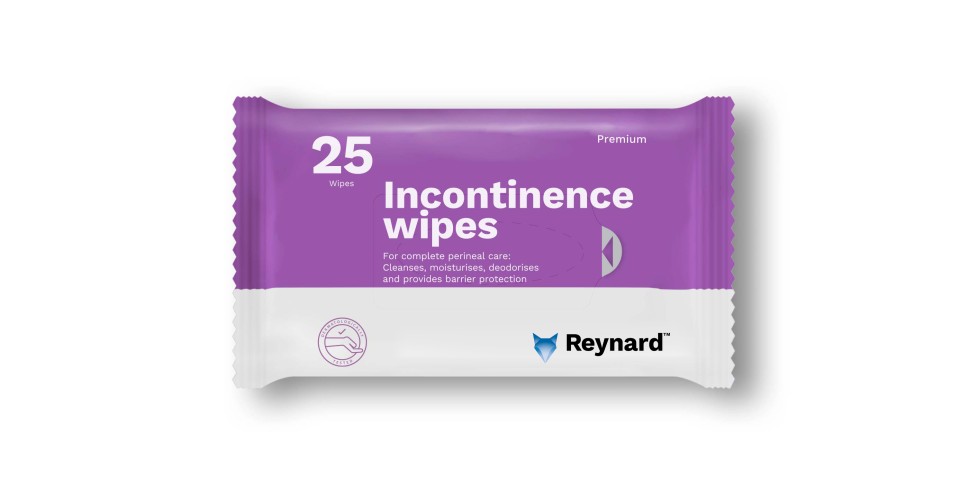 Reynard Incontinence Wipes Carton 12