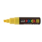 Uni Posca Paint Marker Chisel Tip Bold PC-8K 8.0mm Yellow image